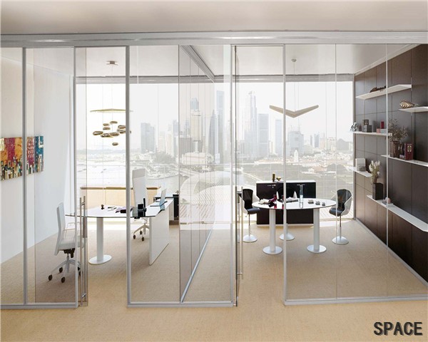 榆林移门玻璃隔断案例